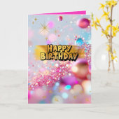 カラフルかわいいY2Kハッピーバースデー♡ KAART (Gele Bloem)