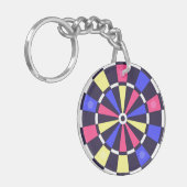 カラフルダーツボード SLEUTELHANGER (Voorkant Links)