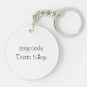 カラフルダーツボード SLEUTELHANGER (Achterkant)