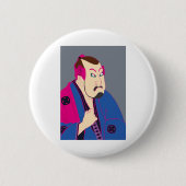 カラフル浮世絵 RONDE BUTTON 5,7 CM (Voorkant)