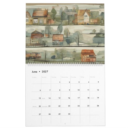 カレンダー KALENDER (Jun 2027)