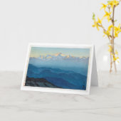 カ ン ン ジ , Kangchenjunga, Yoshida, Woodcut Kaart (Gele Bloem)