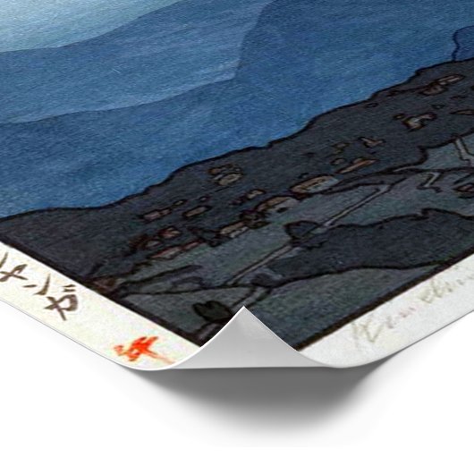 カ ン ン ジ , Kangchenjunga, Yoshida, Woodcut Poster (Hoek)