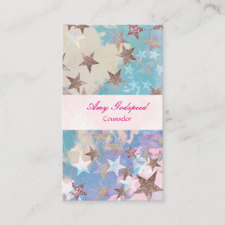 キラキラ星のおしゃれな名刺 VISITEKAARTJE