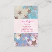 キラキラ星のおしゃれな名刺 VISITEKAARTJE (Achterkant)