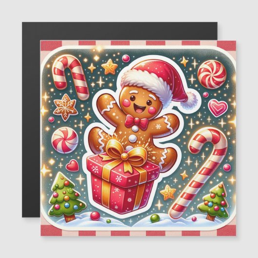 クリスマスとジンジャーブレッドマン (Voorkant / Achterkant)