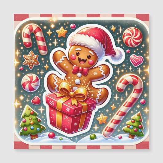 クリスマスとジンジャーブレッドマン (Voorkant)