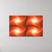 クワッドスパイラル レッド CANVAS AFDRUK (Voorkant)