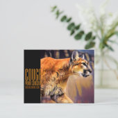 クーガー BRIEFKAART (Staand voorkant)