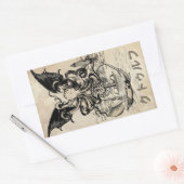 ク ゥ フ (Cthulhu) Rechthoekige Sticker (Envelop)