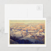 グ ラ ド・ キ ャ, Yoshida, Woodcut, Grand Canyon, Briefkaart (Voorkant / Achterkant)