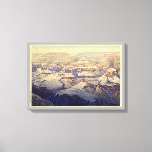 グ ラ ド・ キ ャ, Yoshida, Woodcut, Grand Canyon, Canvas Afdruk (Voorkant)