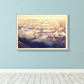 グ ラ ド・ キ ャ, Yoshida, Woodcut, Grand Canyon, Canvas Afdruk (Insitu (Houten vloer))