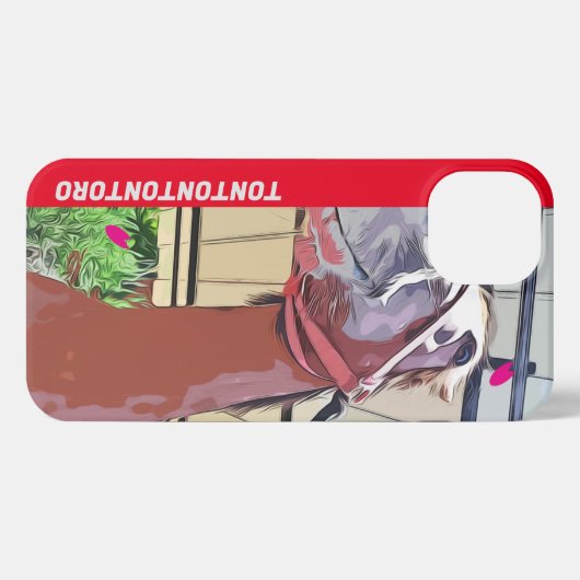 ケイメイ牧場 トントントントロちゃん 「ドヤ顔」スマートフォンケース iPhone HOESJE (Achterkant horizontaal)