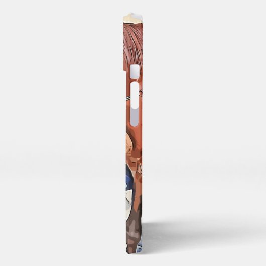 ケイメイ牧場 トントントントロちゃん 「足上げwith筋肉」 iPhone hoesje (Linkerkant)