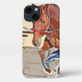 ケイメイ牧場 トントントントロちゃん 「足上げwith筋肉」 iPhone hoesje (Achterkant)