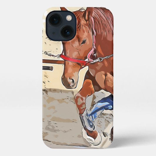 ケイメイ牧場　トントントントロちゃん　「足上げwith筋肉」 iPhone hoesje (Achterkant)