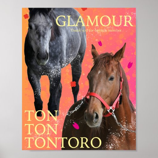 ケイメイ牧場　２頭オリジナル POSTER (Voorkant)