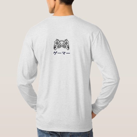 ゲーマー GAMER T-shirt met lange mouwen (Achterkant)