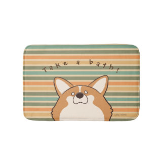 コーギー "コギたま(レッド)" -Retro- Badmat