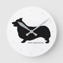 コーギー 掛け時計 Welsh Corgi clock