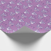 コ ア ラ Koala die gitaar paars speelt Cadeaupapier (Hoek)