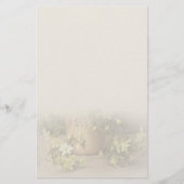 シックで上品なクレマチス・ペトリエイの便箋 BRIEFPAPIER (Voorkant)