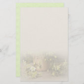 シックで上品なクレマチス・ペトリエイの便箋 BRIEFPAPIER (Voorkant / Achterkant)