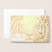 シベリアン・タイガー FOLIE KAARTEN (Voorkant met envelop)