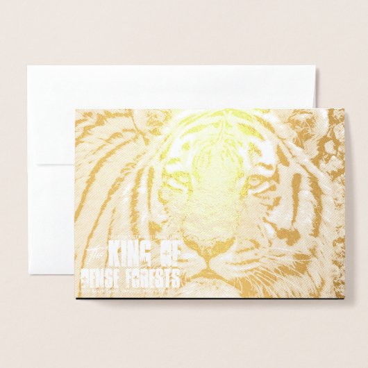 シベリアン・タイガー FOLIE KAARTEN (Voorkant met envelop)