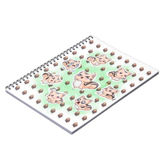 シマリスルックん NOTITIEBOEK (Linkerzijde)