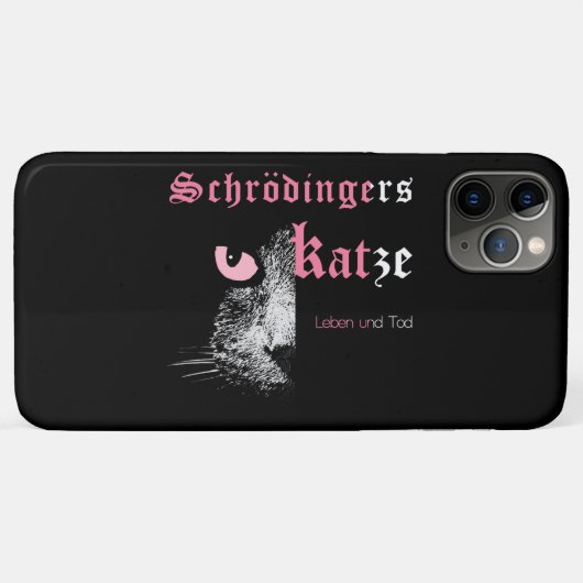 シュレ猫カラー桃 Case-Mate iPhone CASE (Achterkant (horizontaal))