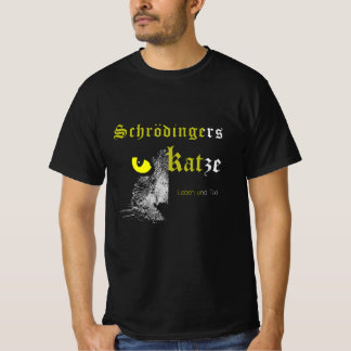 シュレ猫カラー黄(黒専用) T-SHIRT