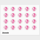シール☆Moe_hanagasa01 Ronde Sticker (Vel)