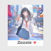 シール Seal|寄り道JK 寿司娘 GenerativeAI Sticker (Vel)