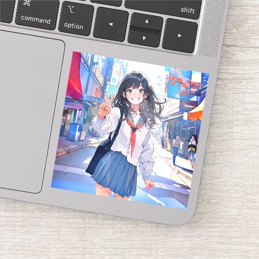 シール Seal|寄り道JK 寿司娘 GenerativeAI Sticker (Detail)