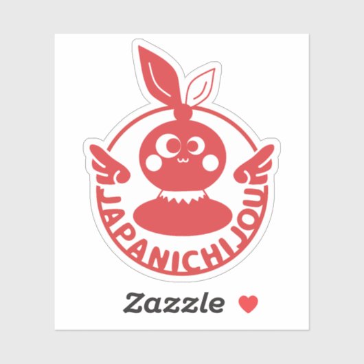 ジャパ日常 JapaNichijou ロゴ ステッカー Logo Sticker 背景透過 (Vel)