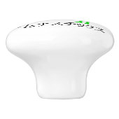 ジ ナ チ ッ (Gymnastiek in het Japans) Keramische Knop (Zijkant)