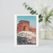 ジ ャ ー・ マ, Jama Masjid Delhi, Hiroshi Yoshida Briefkaart (Staand voorkant)