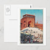 ジ ャ ー・ マ, Jama Masjid Delhi, Hiroshi Yoshida Briefkaart (Voorkant / Achterkant)