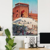 ジ ャ ー・ マ, Jama Masjid Delhi, Hiroshi Yoshida Poster (Thuiskantoor)