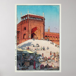 ジ ャ ー・ マ, Jama Masjid Delhi, Hiroshi Yoshida Poster