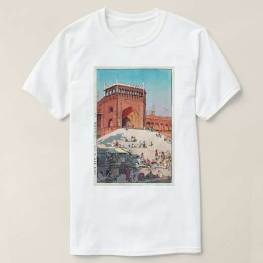 ジ ャ ー・ マ, Jama Masjid Delhi, Hiroshi Yoshida T-shirt (Design voorkant)