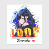 ステッカー|VACHABORG グッズ「 Neo-Reiwa Girl 」 シール Sticker (Vel)