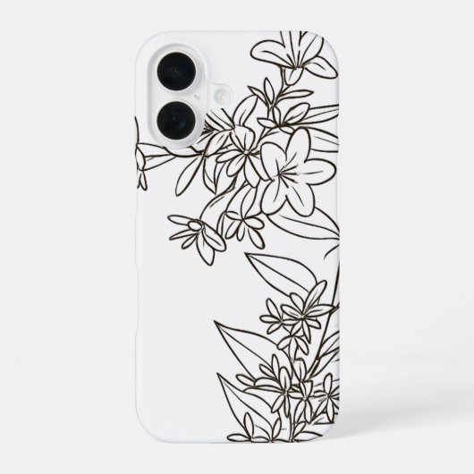 スマートフォンケース iPhone 16 HOESJE (Achterkant)