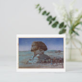 ス ィ ク ス(夜), Sphinx (nacht), Hiroshi Yoshida, Woodc Briefkaart (Staand voorkant)