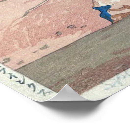 ス ィ ク (昼), Sphinx (overdag), Hiroshi Yoshida Poster (Hoek)