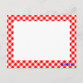 ス マ ガルB&R1000000000000000000000000000インギムチェックレッドN0 BRIEFKAART (Voorkant)