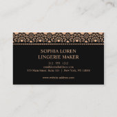 セクシーなレース VISITEKAARTJE (Achterkant)