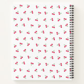 タイトル カスタム チェリー(ホワイト) ノートブック NOTITIEBOEK (Achterkant)